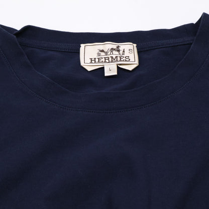 Hermes Cotton Crew Neck Short Sleeve Pocket Top — view 5