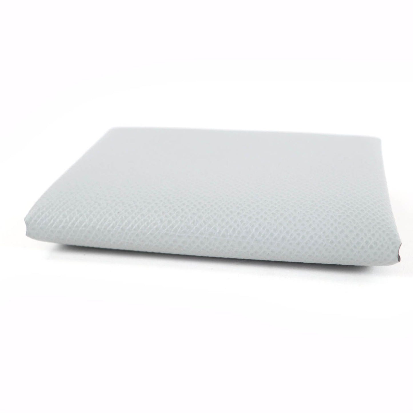 Hermes Calvi Duo Veau Epsom Gris Perle Silver Series Coin Case