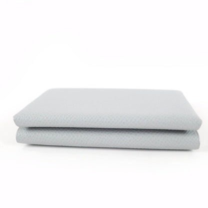 Hermes Calvi Duo Veau Epsom Gris Perle Silver Series Coin Case