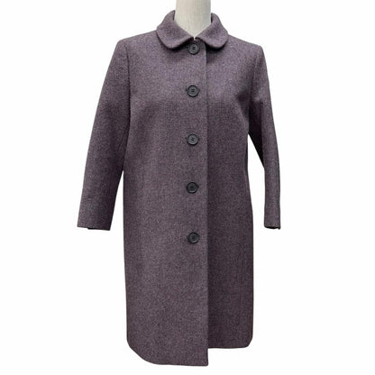 Miu Miu Miu Jinwu le 100% Mixed Pattern 3/4 Sleeve Coat Multi 40