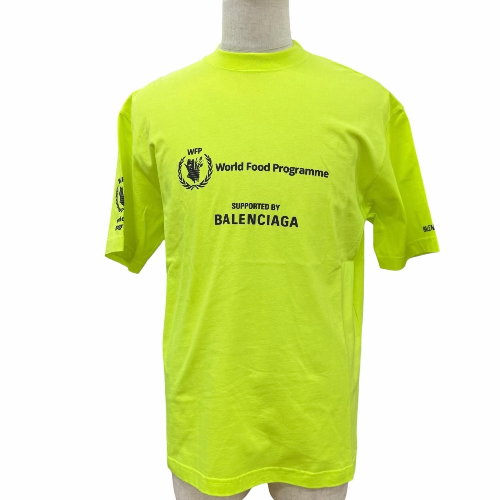 Balenciaga World Food Programme Cotton 100% Wfplogo Crew Neck Oversize Short