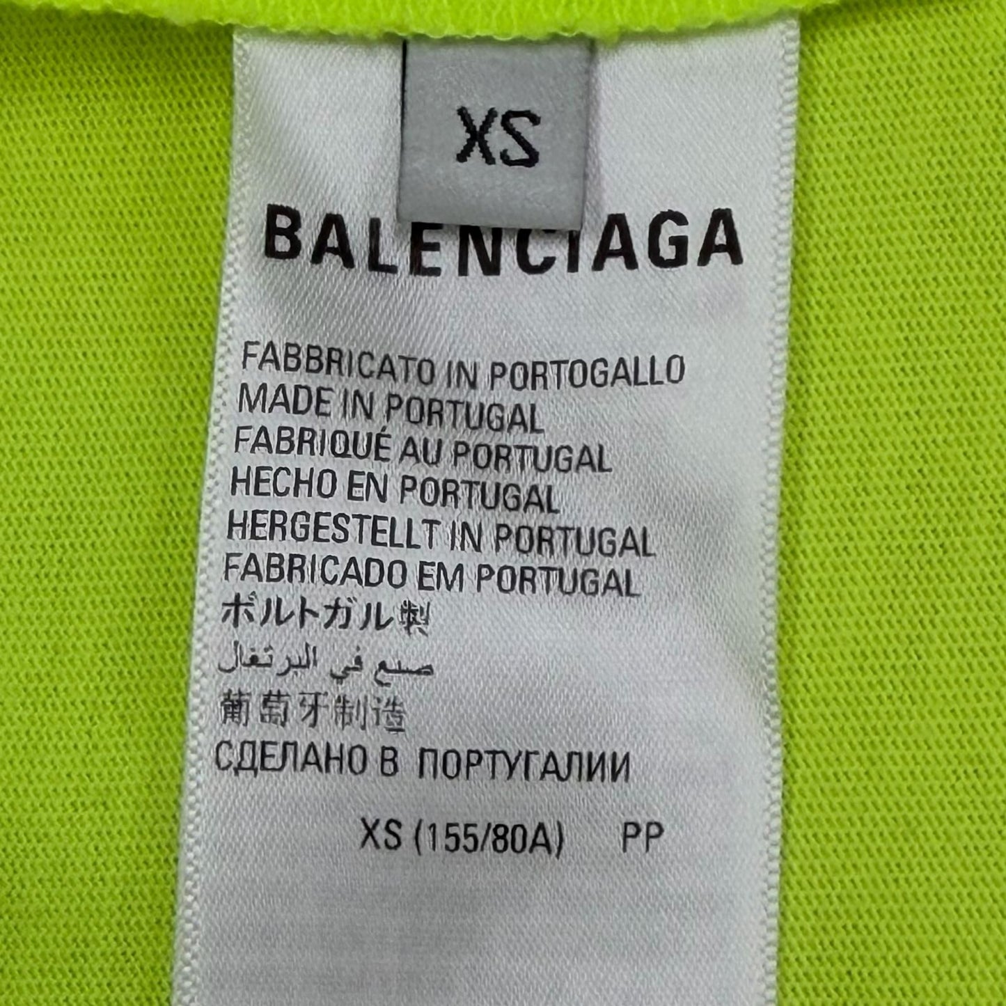 Balenciaga World Food Programme Cotton 100% Wfplogo Crew Neck Oversize Short