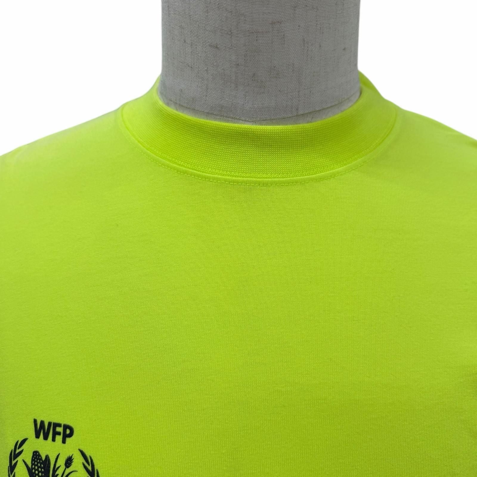 Balenciaga World Food Programme Cotton 100% Wfplogo Crew Neck Oversize Short