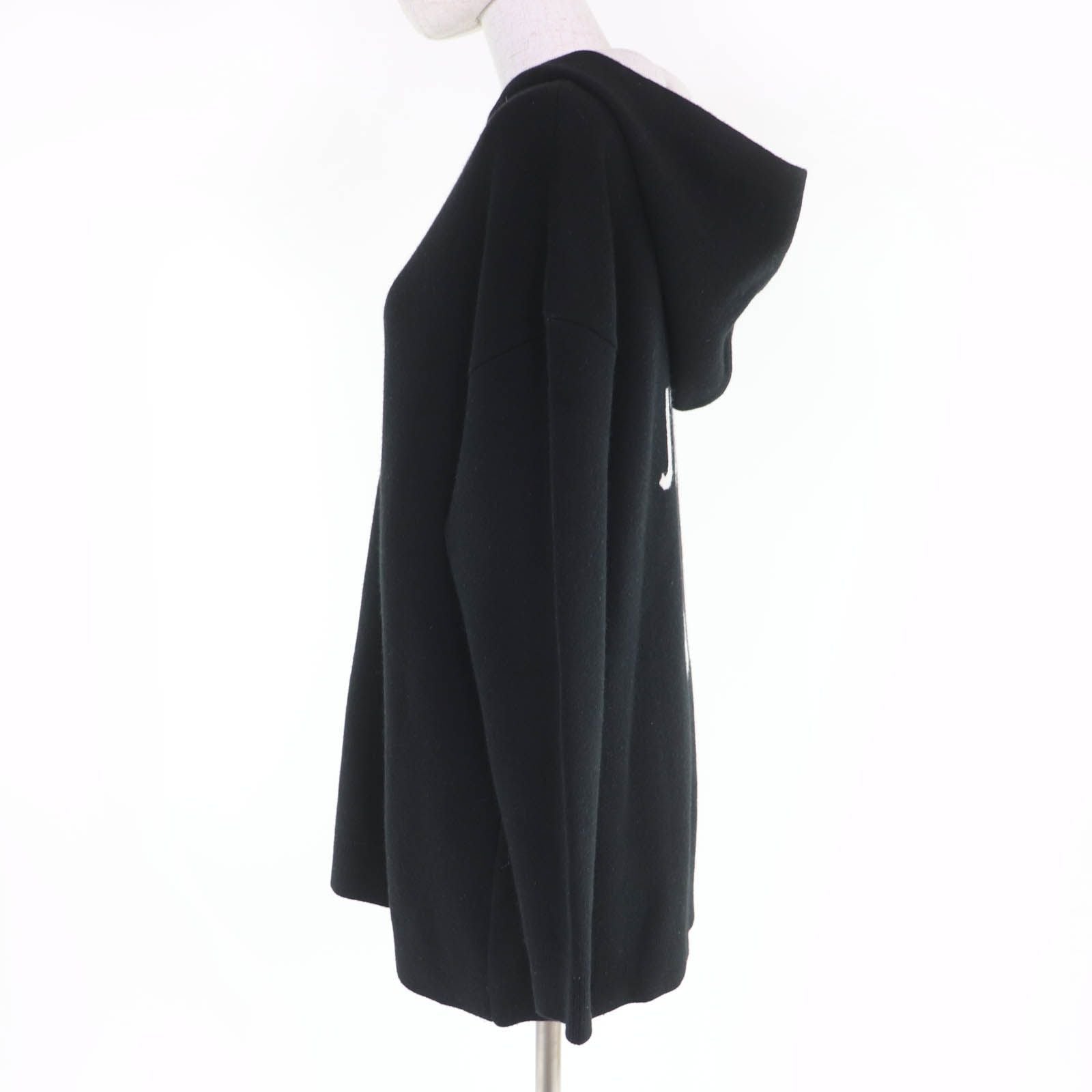 Dior J'adior Cashmere Knit Hoodie Black 40