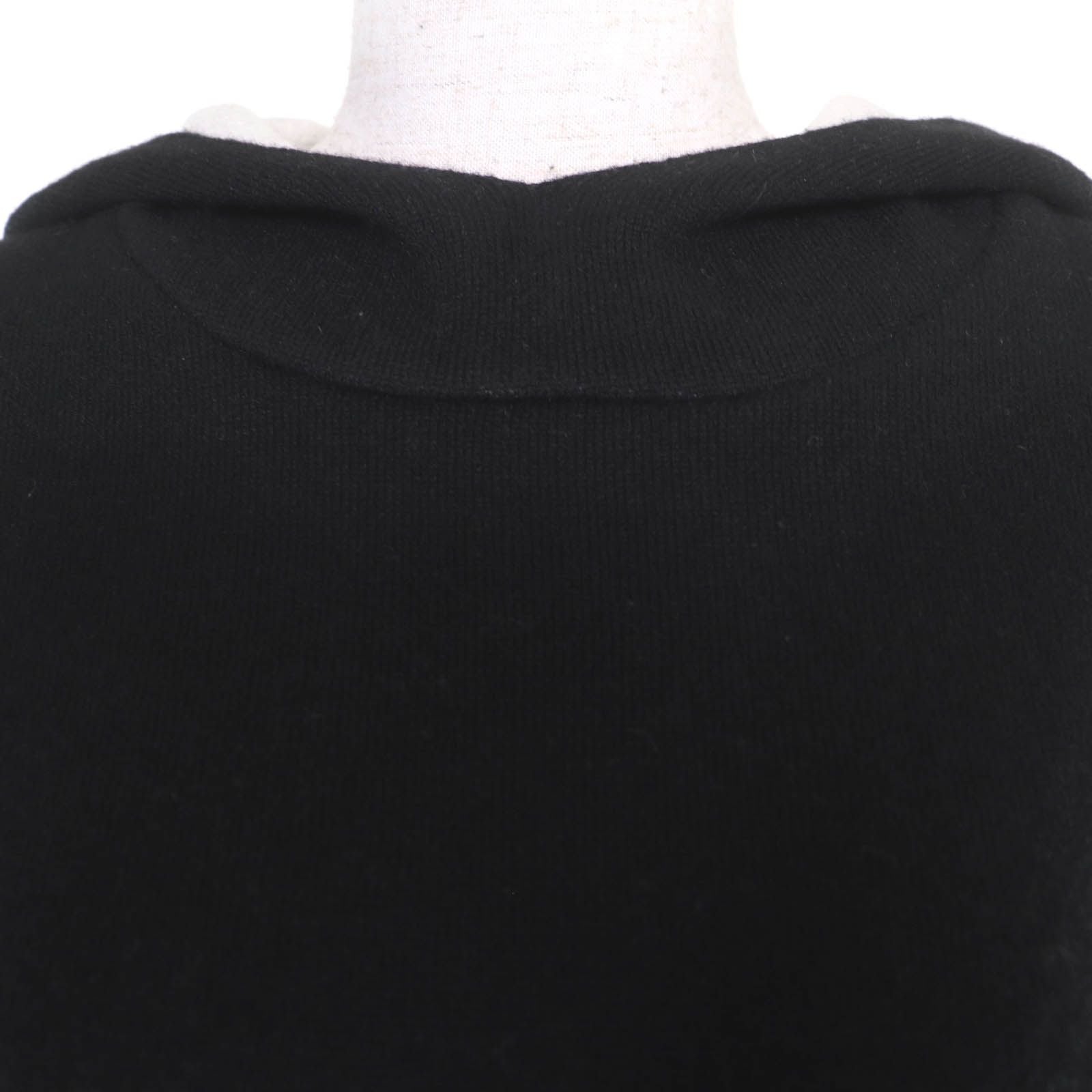 Dior J'adior Cashmere Knit Hoodie Black 40