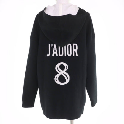 Dior J'adior Cashmere Knit Hoodie Black 40