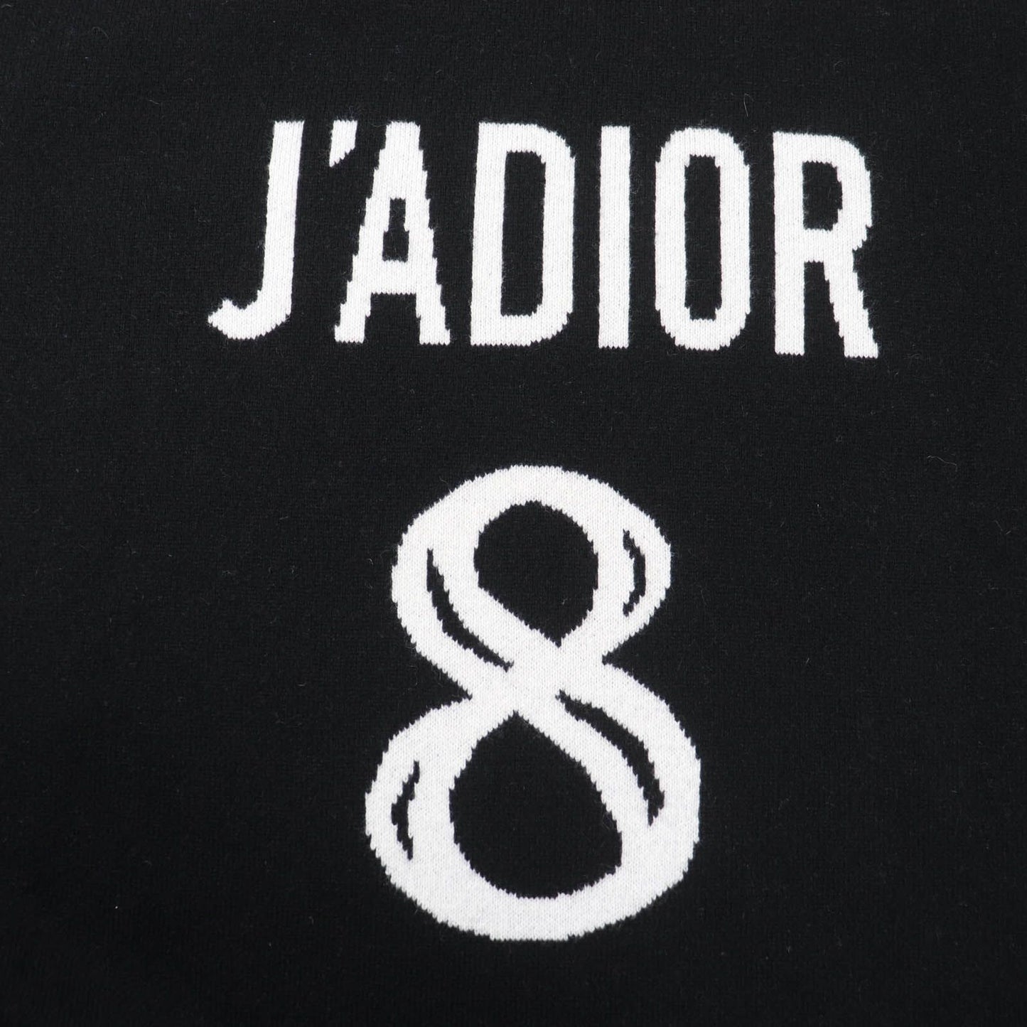 Dior J'adior Cashmere Knit Hoodie Black 40