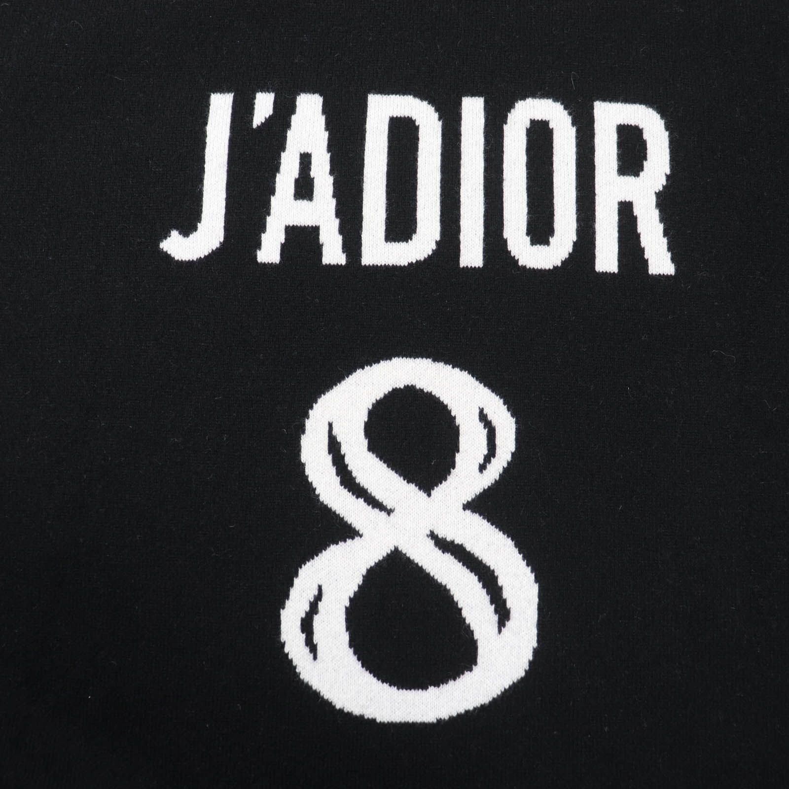 Dior J'adior Cashmere Knit Hoodie Black 40