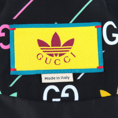 Gucci Adidas Trefoil Stripe Zip Jacket Black Multicolor 50