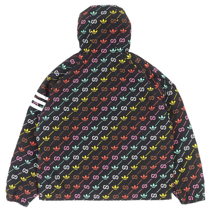 Gucci Adidas Trefoil Stripe Zip Jacket Black Multicolor 50