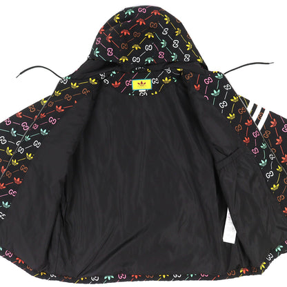 Gucci Adidas Trefoil Stripe Zip Jacket Black Multicolor 50