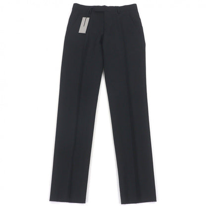 Dior Homme Wool Mohair Pleated Trousers Pants Black 46