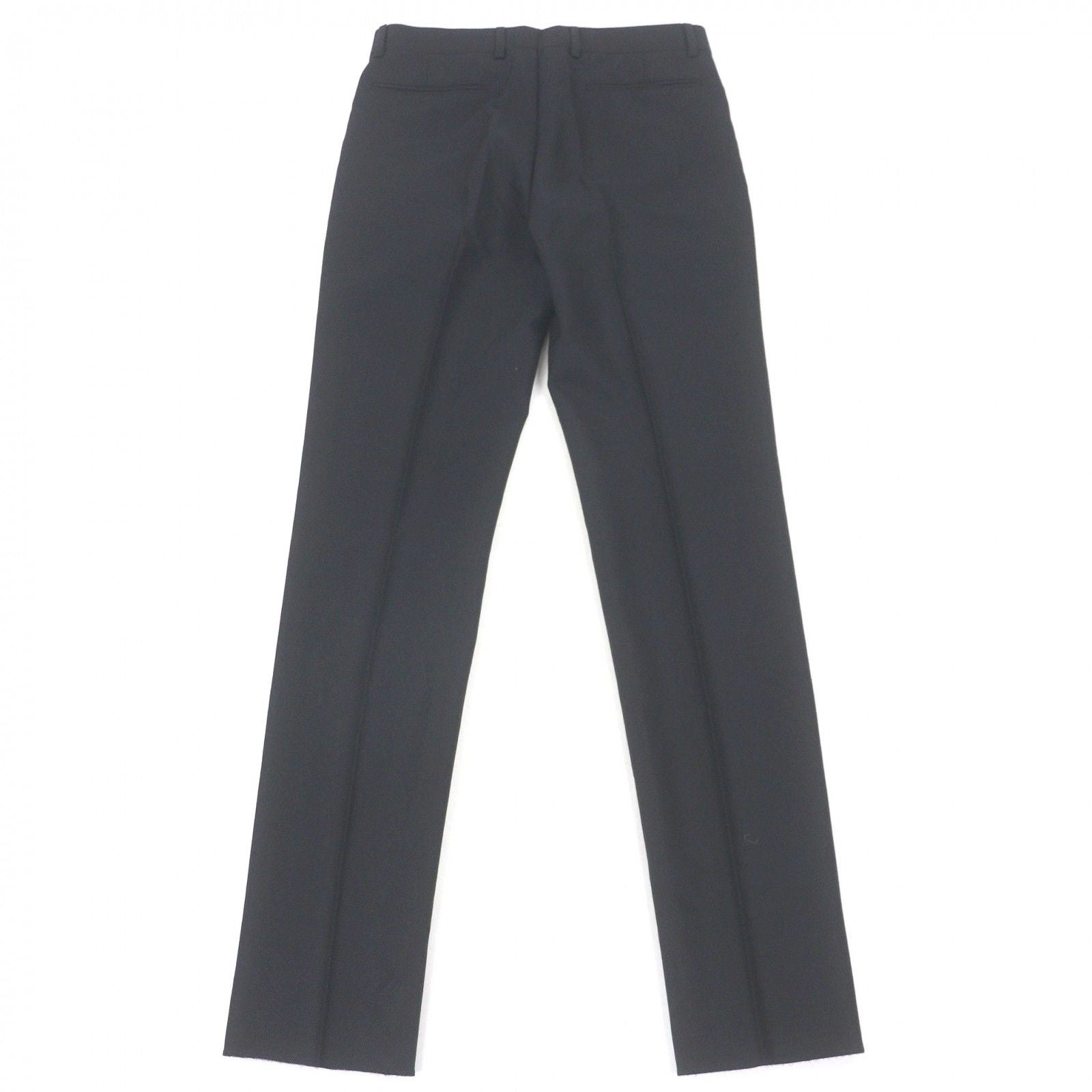 Dior Homme Wool Mohair Pleated Trousers Pants Black 46