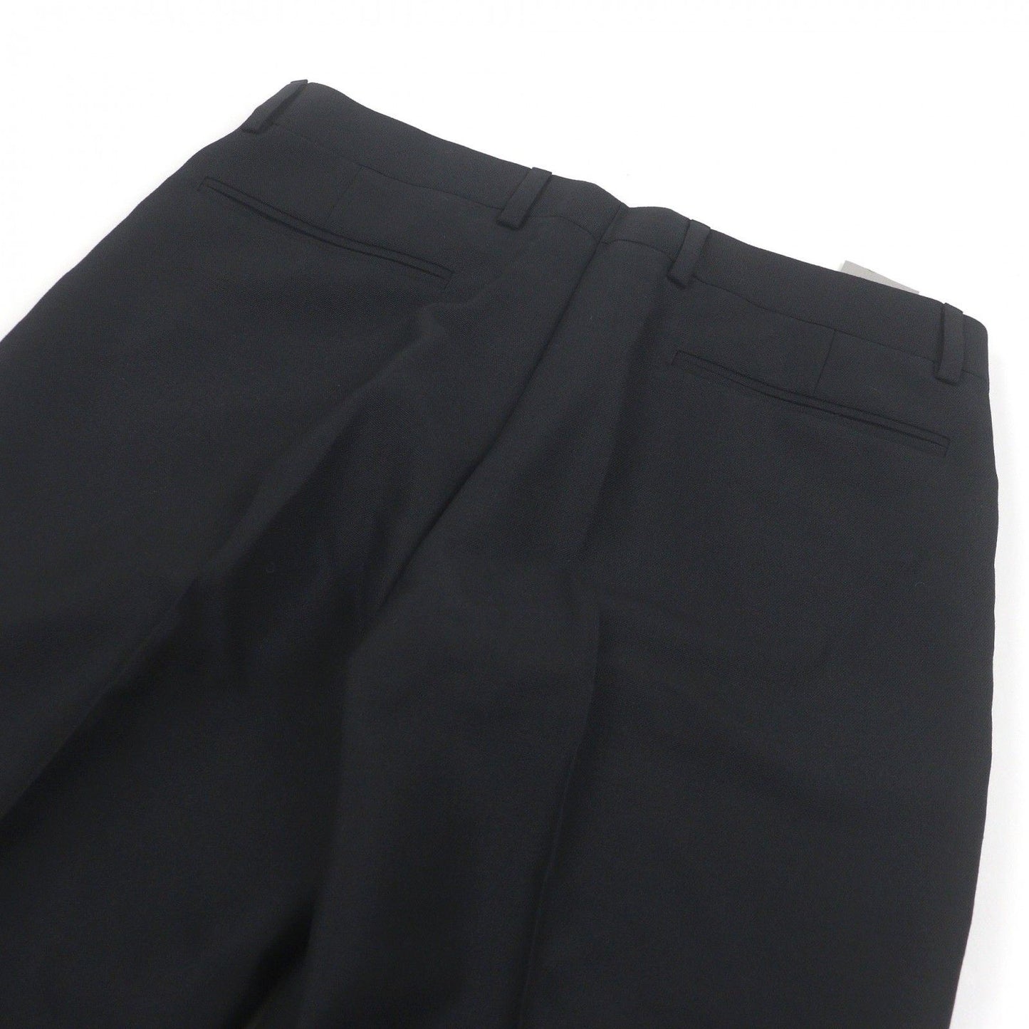 Dior Homme Wool Mohair Pleated Trousers Pants Black 46