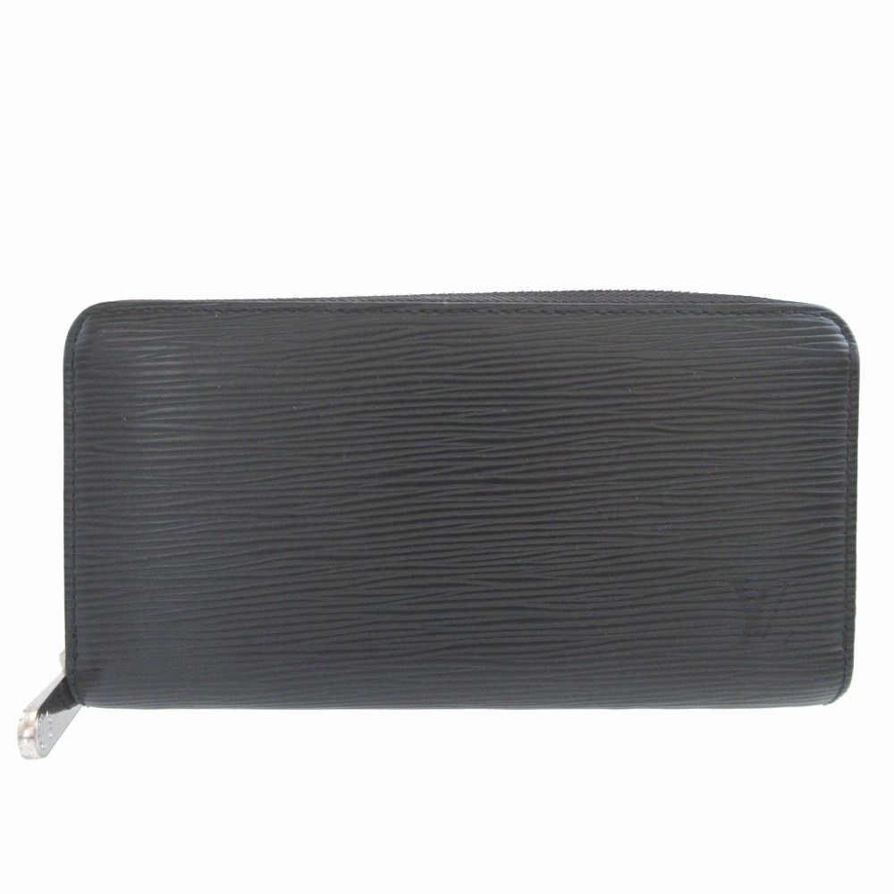 Louis Vuitton Epi Zippy Wallet LV Black Zip Around