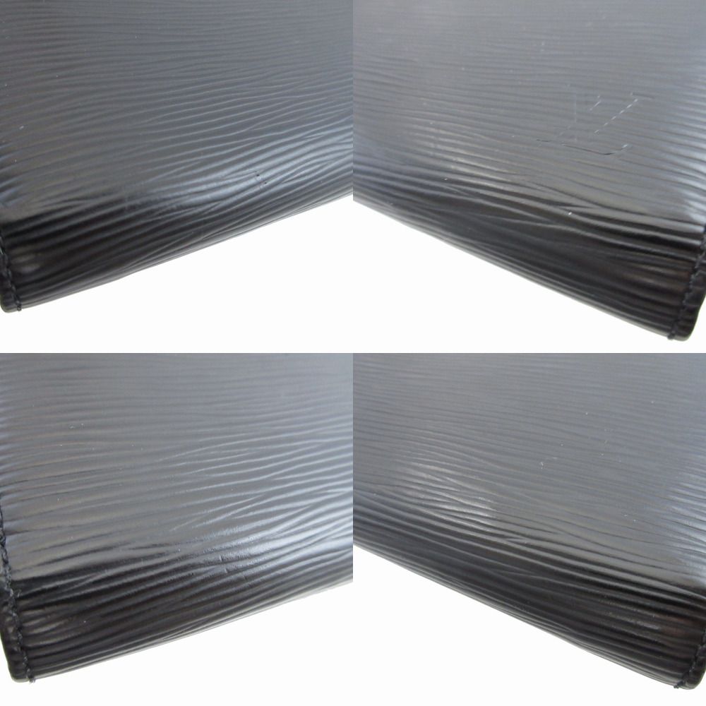 Louis Vuitton Epi Zippy Wallet LV Black Zip Around