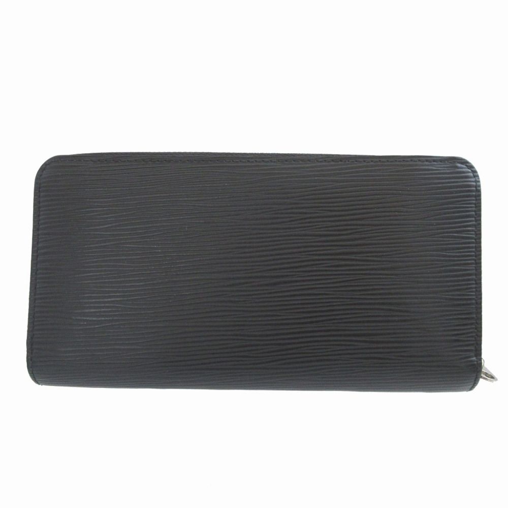 Louis Vuitton Epi Zippy Wallet LV Black Zip Around