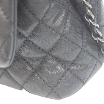 Chanel Black Silver Caviar Quilted Coco Handle 29 Handbag — view 7