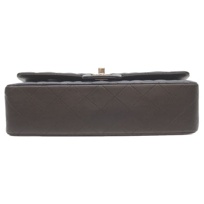 Chanel Black Lambskin Silver Double Flap Quilted 25 — view 5