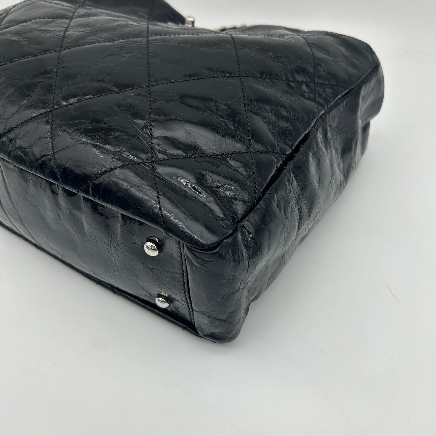 Chanel Handbag Quilted CC Logo Portobello 2-Way Chain Tote — view 9