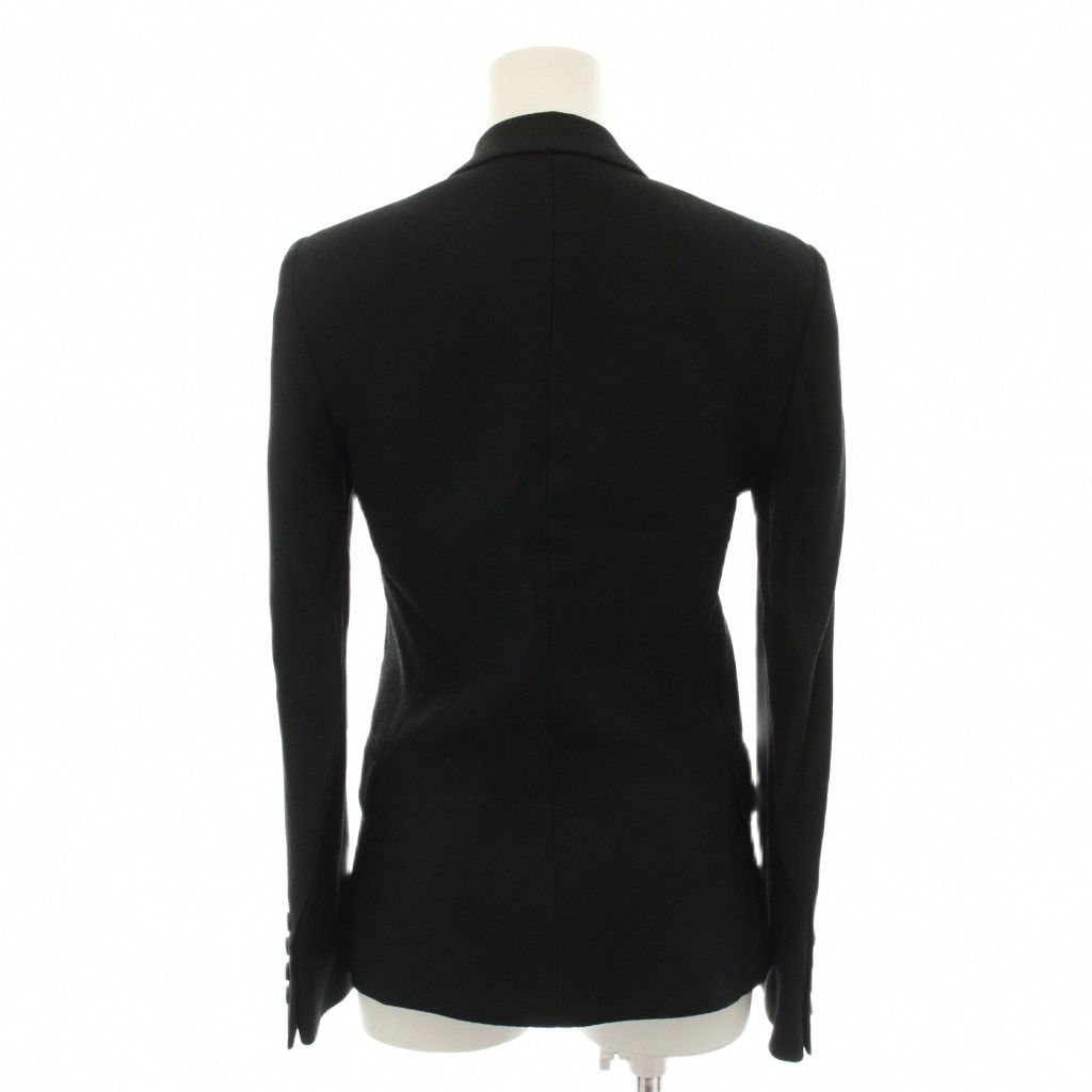 Gucci Suit Set Top and Bottom Tailored Jacket Tight Skirt Knee Length 36 Black