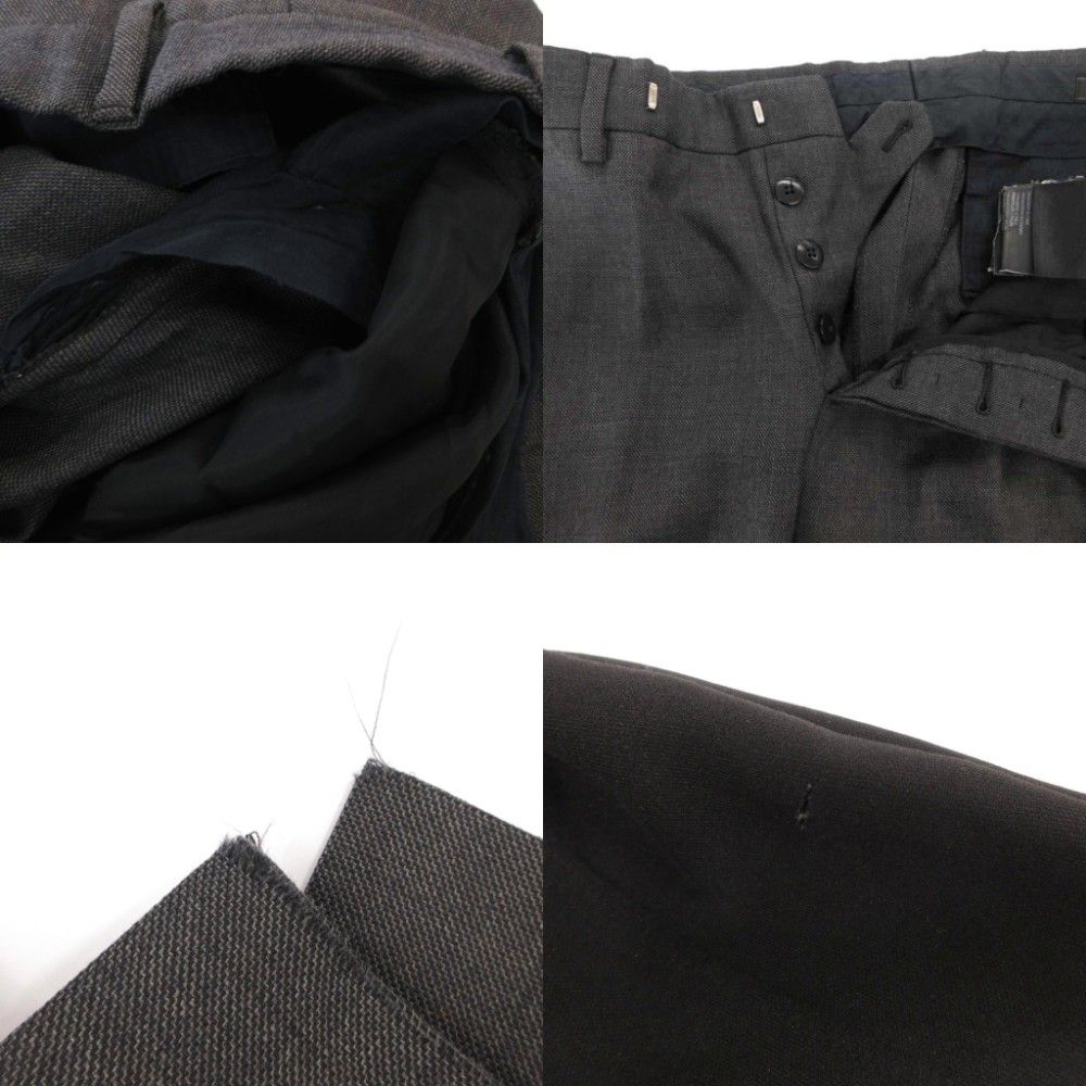 Prada Suit Set Business Single Jacket Pants Silk Blend Mohair Gray