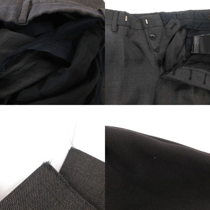 Prada Suit Set Business Single Jacket Pants Silk Blend Mohair Gray