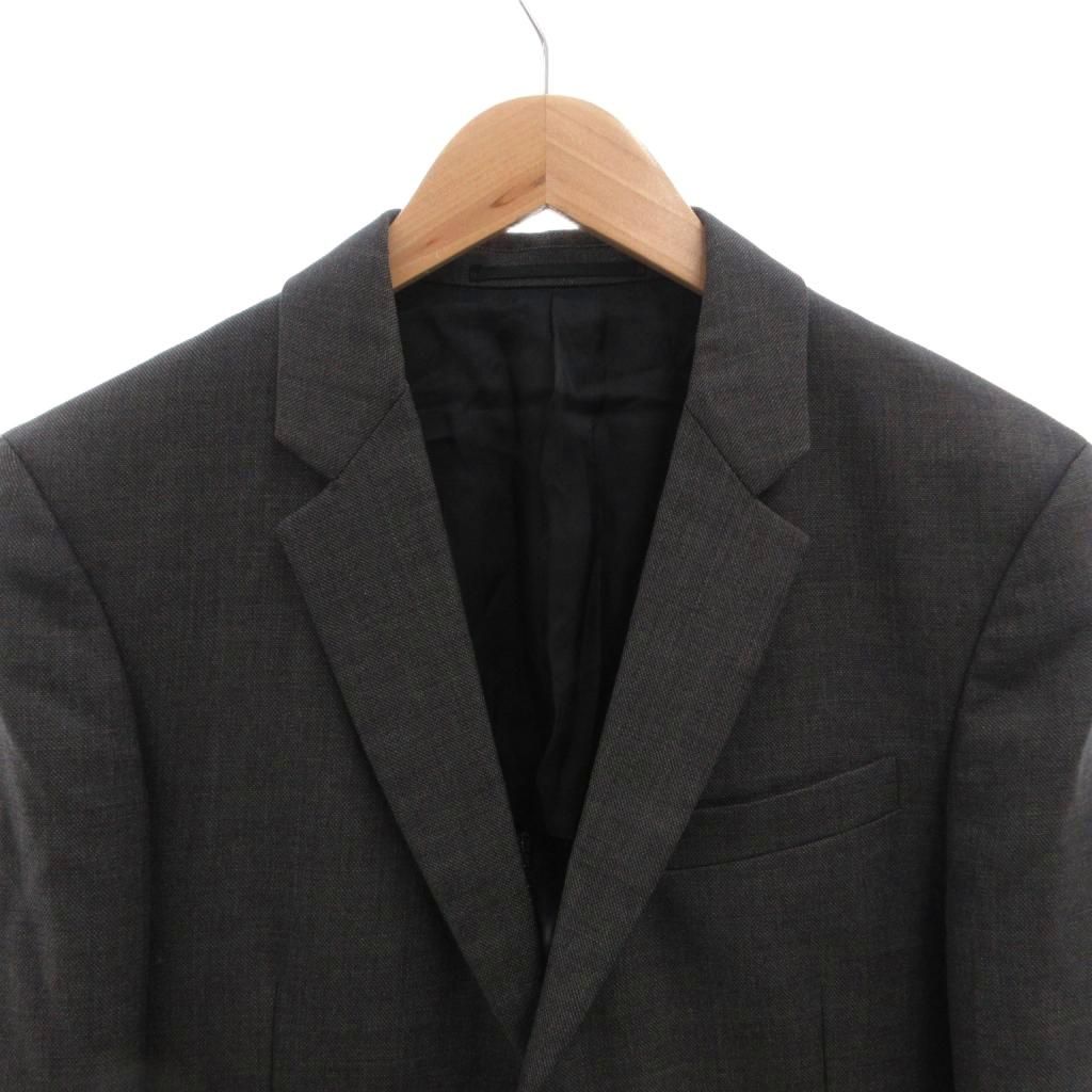 Prada Suit Set Business Single Jacket Pants Silk Blend Mohair Gray