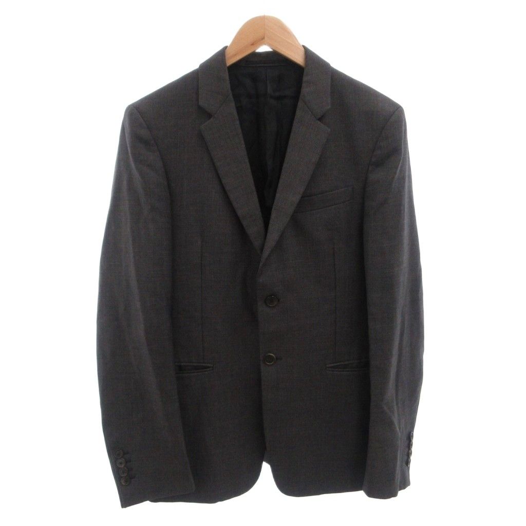 Prada Suit Set Business Single Jacket Pants Silk Blend Mohair Gray