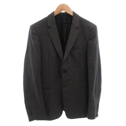 Prada Suit Set Business Single Jacket Pants Silk Blend Mohair Gray