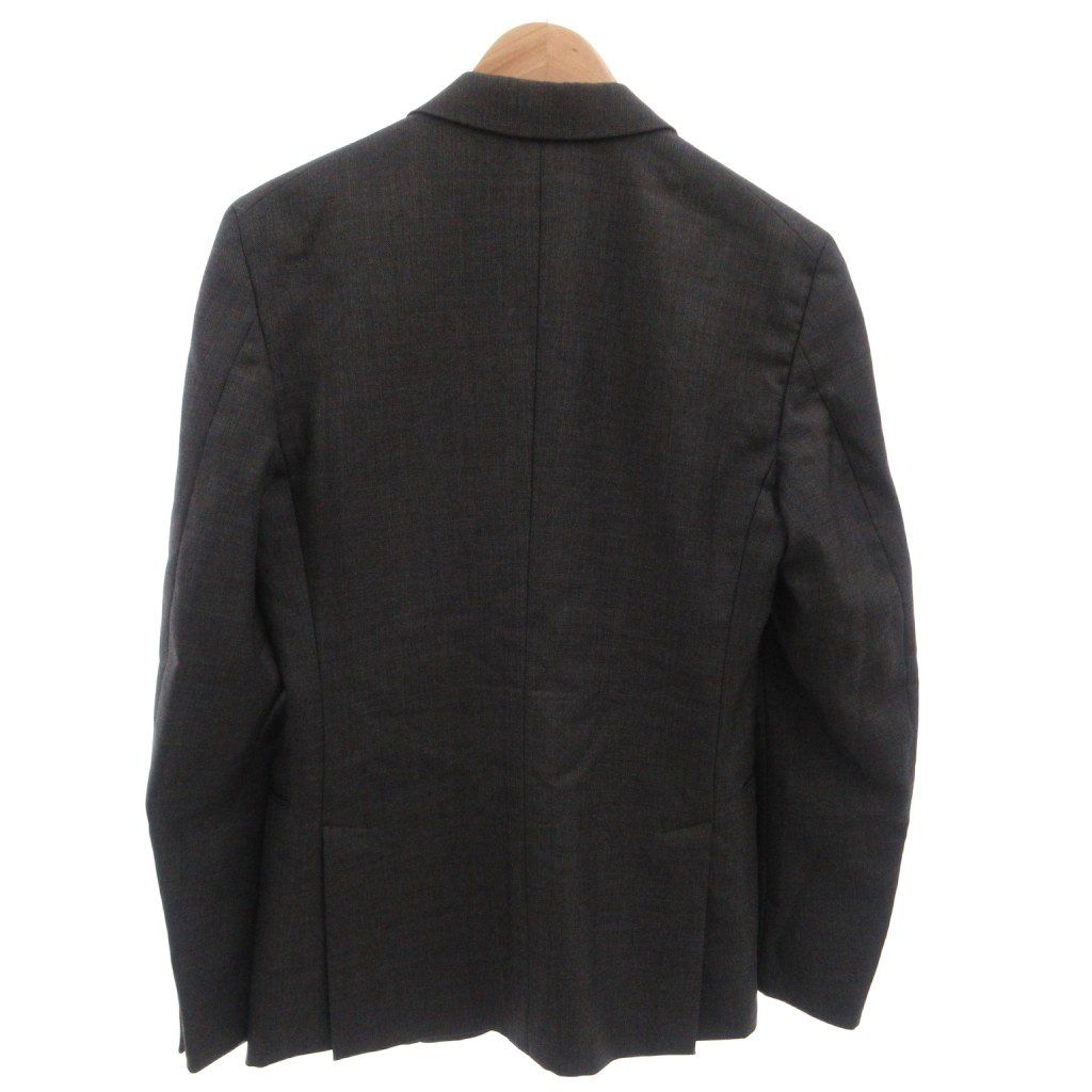 Prada Suit Set Business Single Jacket Pants Silk Blend Mohair Gray