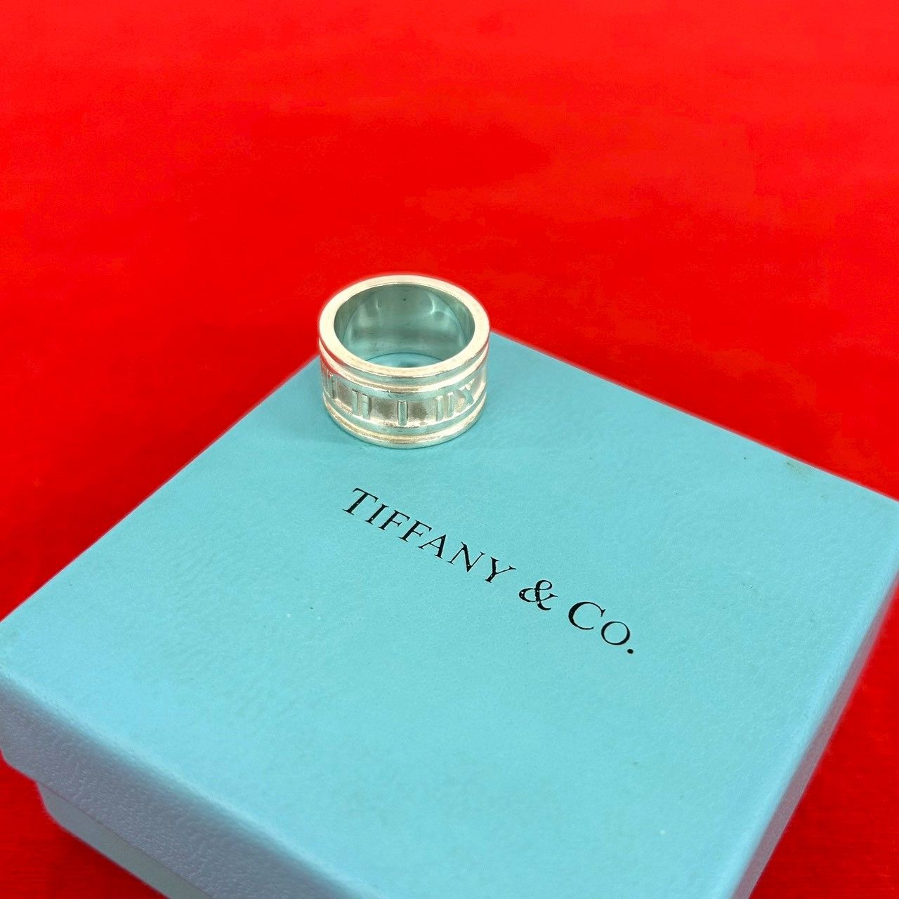 Tiffany & Co Atlas 925 Sterling Silver Ring 0408