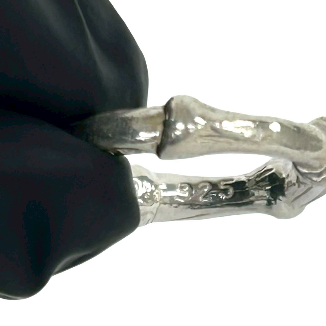 Tiffany & Co Bamboo 925 Sterling Silver Ring 0409 — view 3
