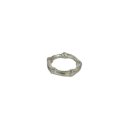 Tiffany & Co Bamboo 925 Sterling Silver Ring 0409 — view 6
