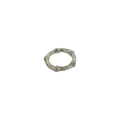 Tiffany & Co Bamboo 925 Sterling Silver Ring 0409 — view 5