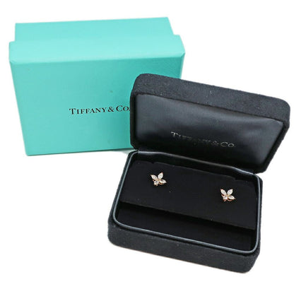 Tiffany & Co Ten Victoria Earrings Diamond Pink Gold 18k Small — view 8