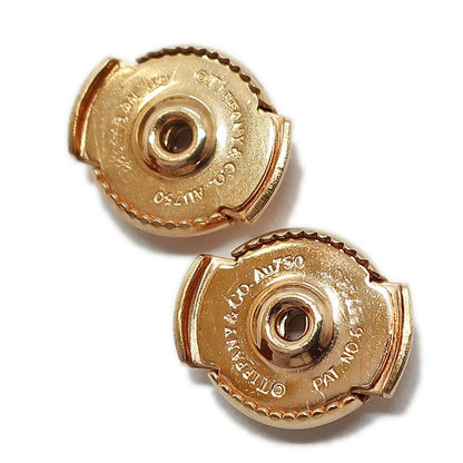 Tiffany & Co Ten Victoria Earrings Diamond Pink Gold 18k Small — view 5