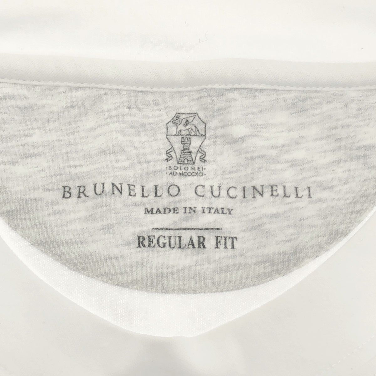 Brunello Cucinelli Regular Fit Crew Neck T-Shirt White 46