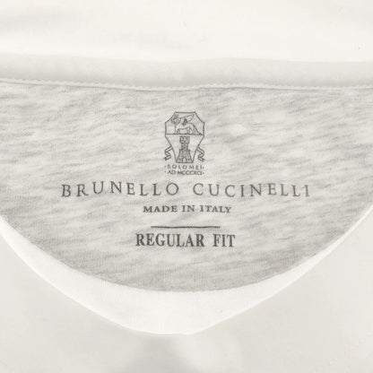 Brunello Cucinelli Regular Fit Crew Neck T-Shirt White 46