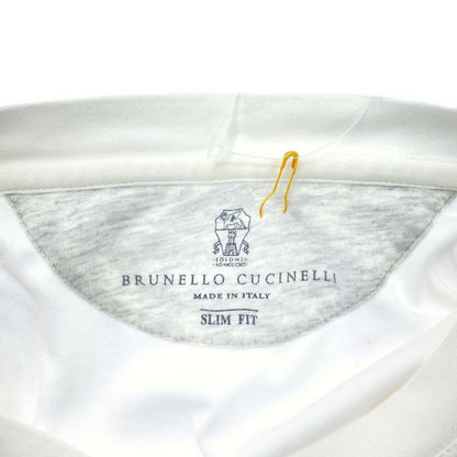 Brunello Cucinelli Slim Fit V-neck T-Shirt White