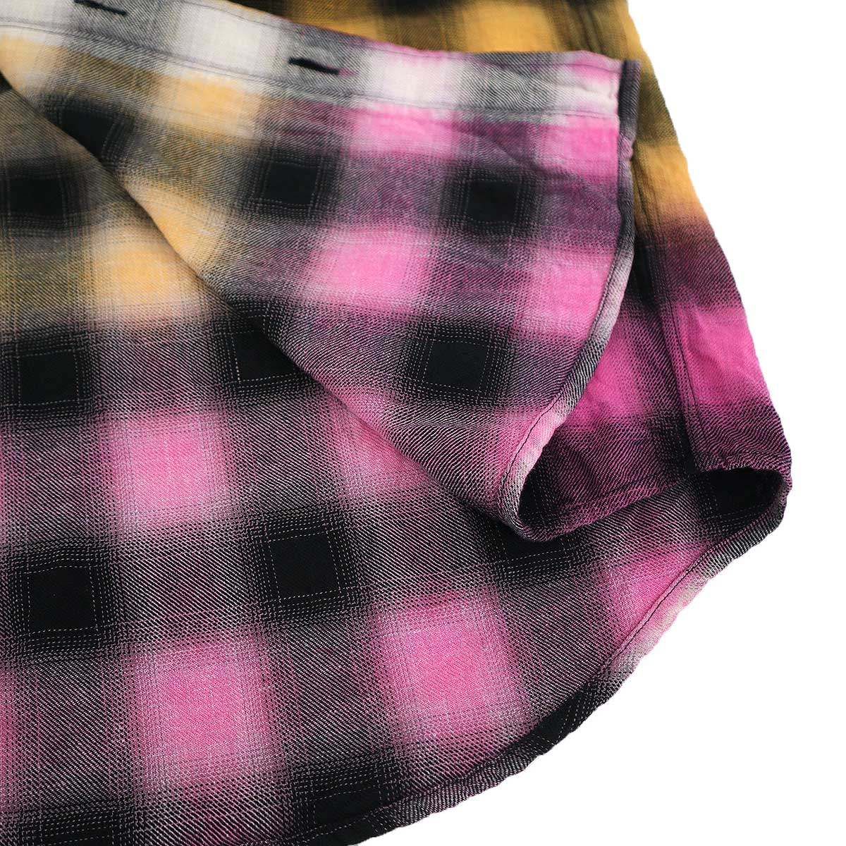Celine Gradient Loose Check Shirt Mix 37