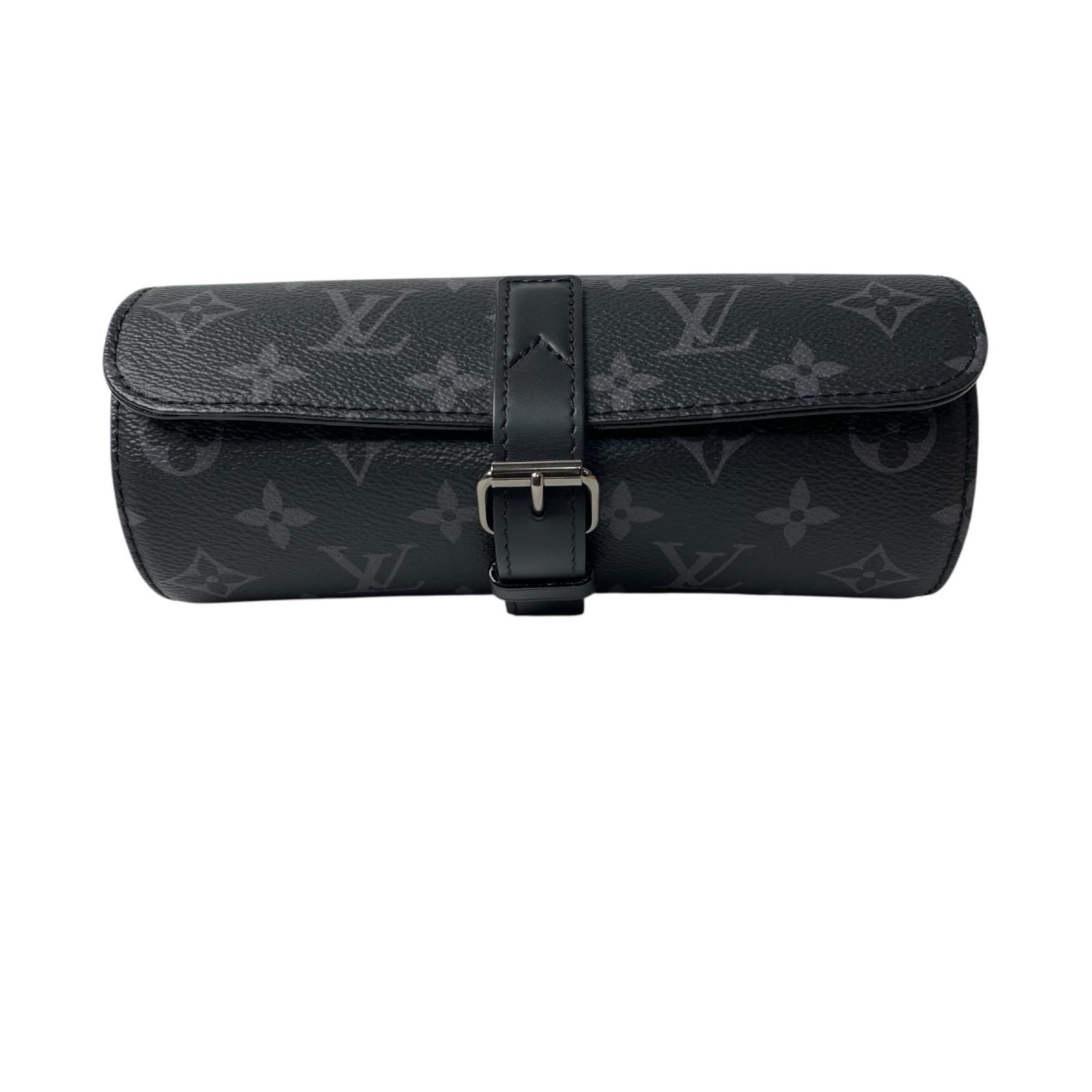 Louis Vuitton Etui 3 Montre Monogram Eclipse Watch Case