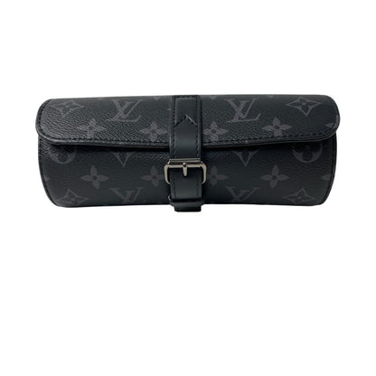 Louis Vuitton Etui 3 Montre Monogram Eclipse Watch Case