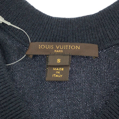 Louis Vuitton V-neck Cashmere Knit Sweater MM w Navy