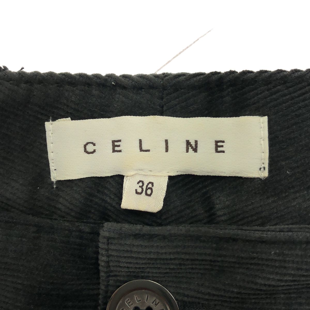 Celine by Michael Kors Corduroy Trousers Pants Charcoal 38