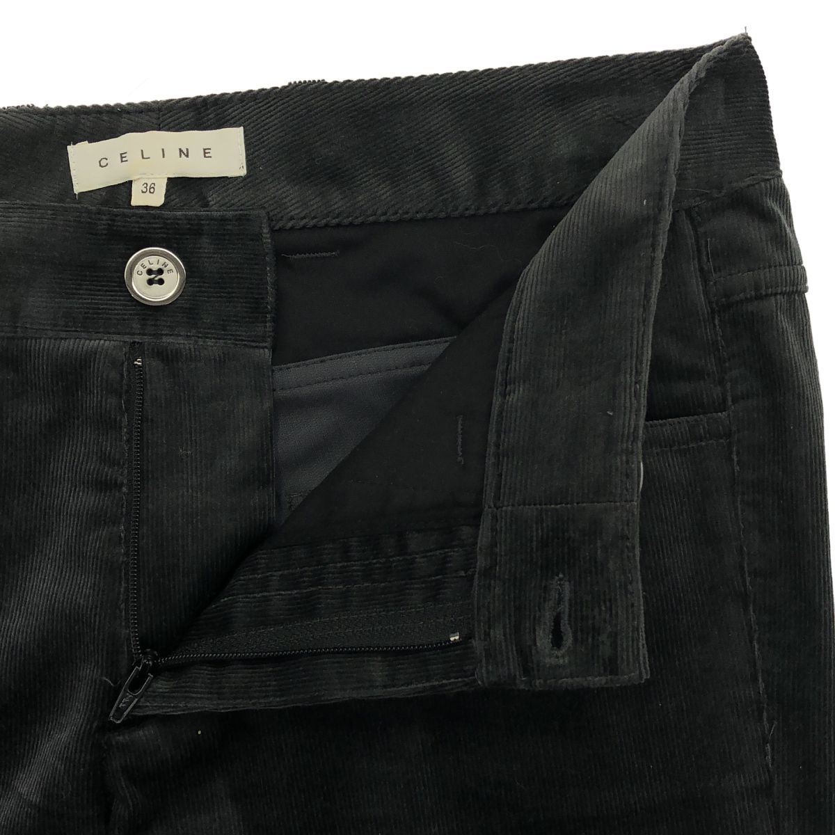 Celine by Michael Kors Corduroy Trousers Pants Charcoal 38