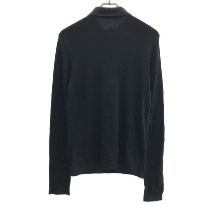 Loewe Open Back Silk Knit Sweater Black