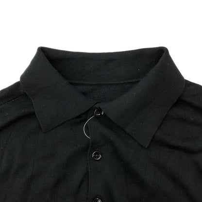 Loewe Open Back Silk Knit Sweater Black