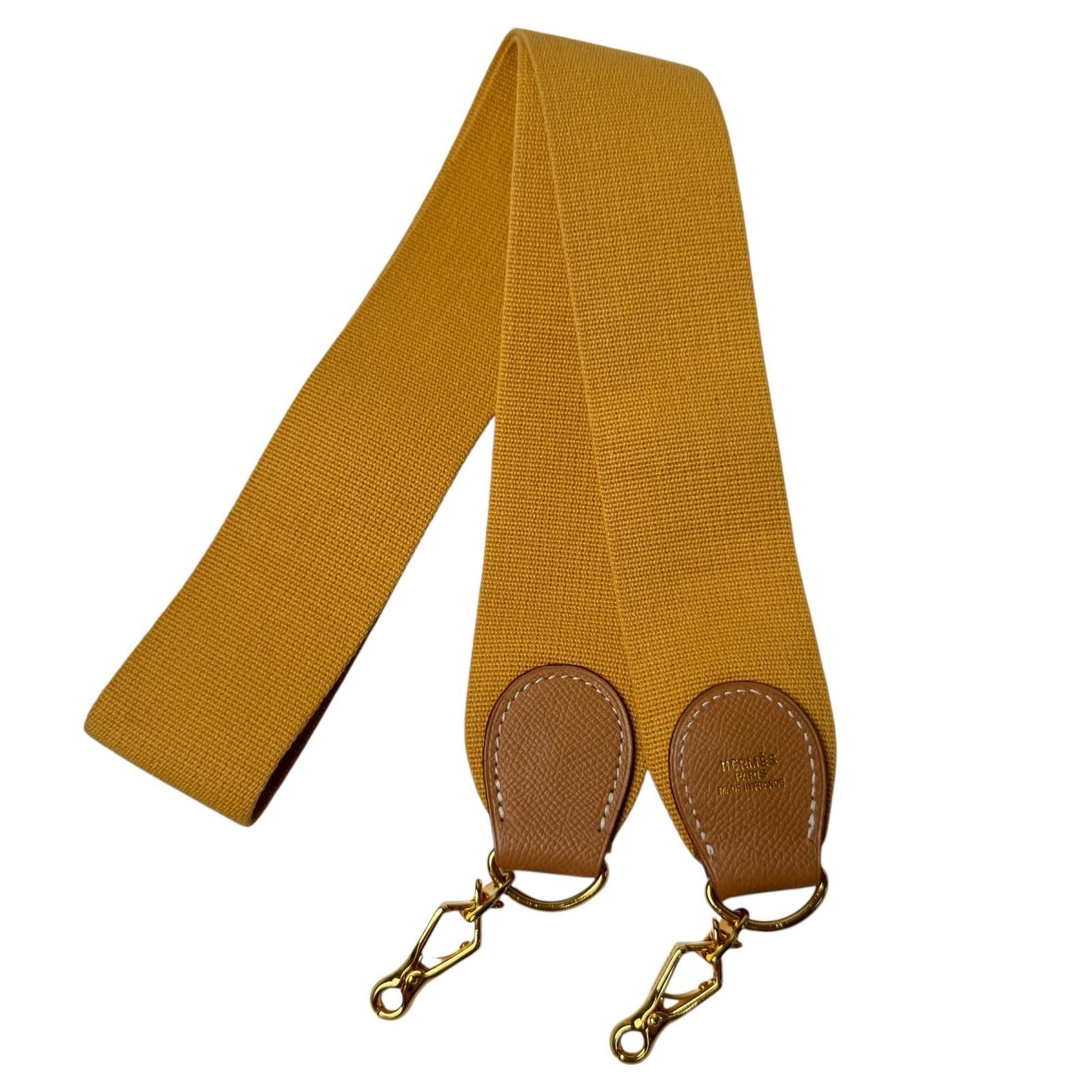 Hermes Shoulder Strap Gold