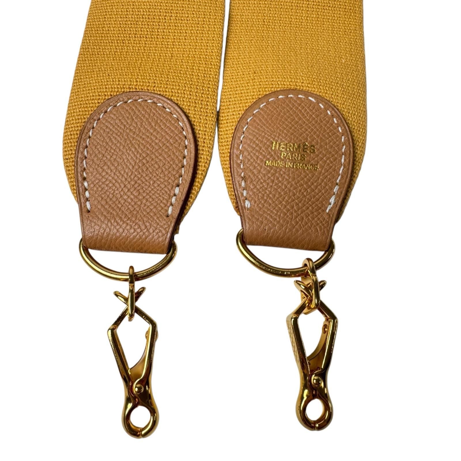 Hermes Shoulder Strap Gold — view 4